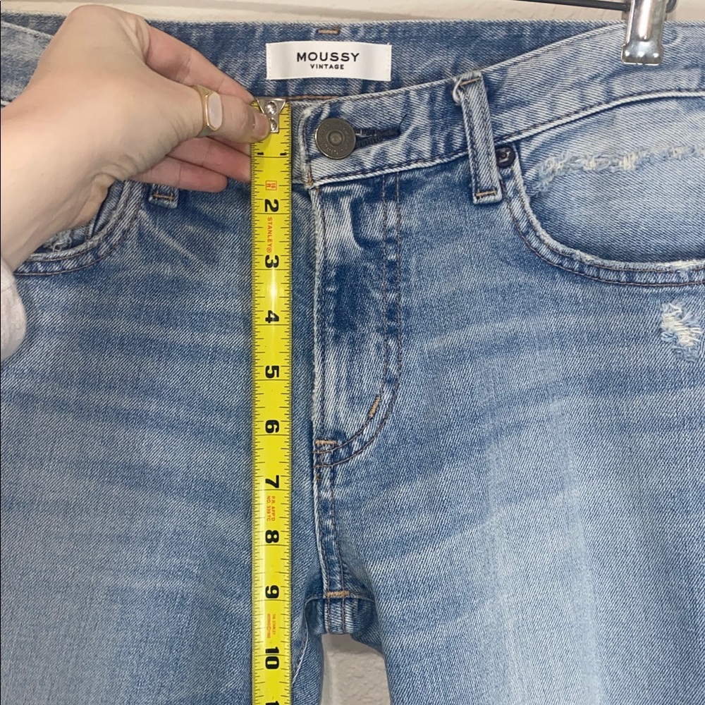 🪼Moussy Vintage Altawoods Distressed Cropped Women’s Jeans! - Picture 10 of 14